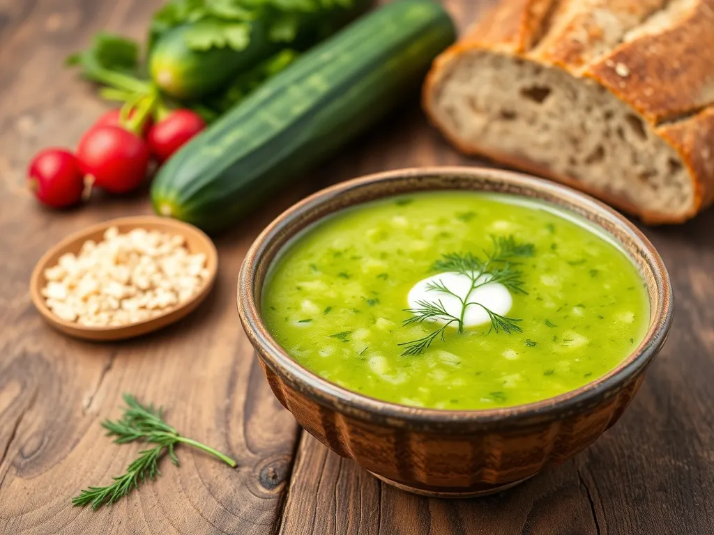 Chłodnik z ogórka: orzeźwiający przepis na letnie dni