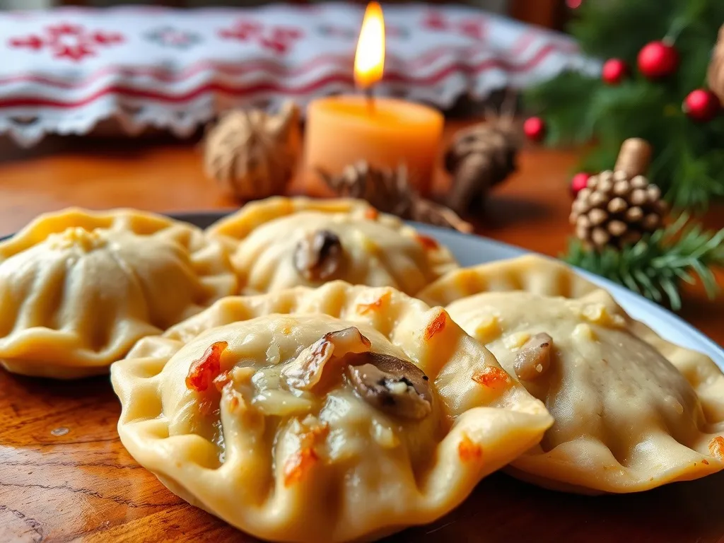 Przepis na pierogi z kapustą i grzybami: tradycyjny smak wigilijny
