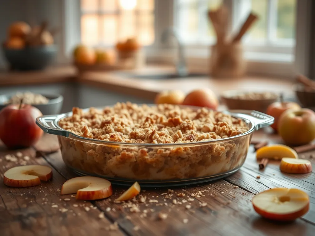 Jabłka pod kruszonką: prosty przepis na pyszny deser