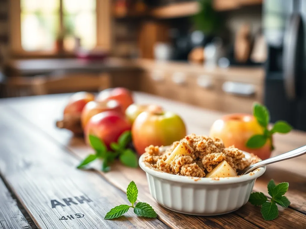 Jabłka pod kruszonką – prosty przepis na pyszny deser