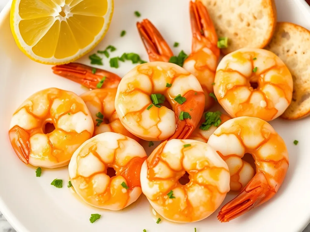 Przepis na krewetki z czosnkiem i masłem