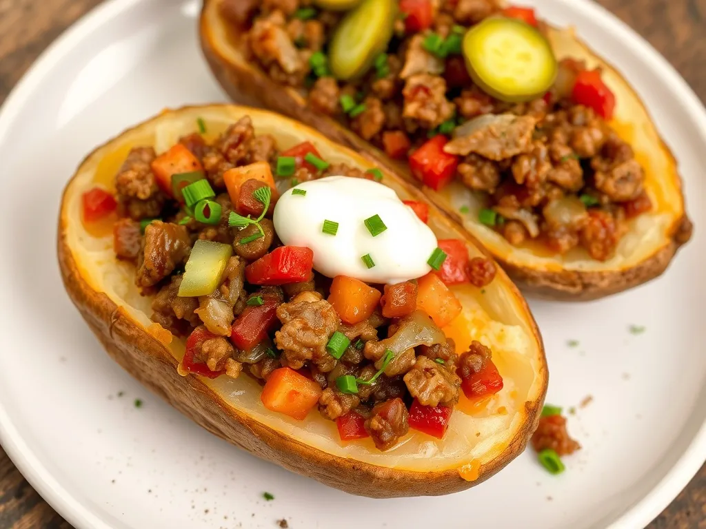 Przepis na ziemniaki faszerowane po chłopsku