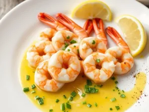 Przepis na krewetki na maśle z czosnkiem i pietruszką