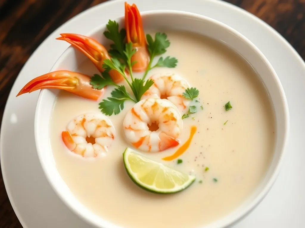 Przepis: zupa z krewetkami i mlekiem kokosowym, kremowa i szybka
