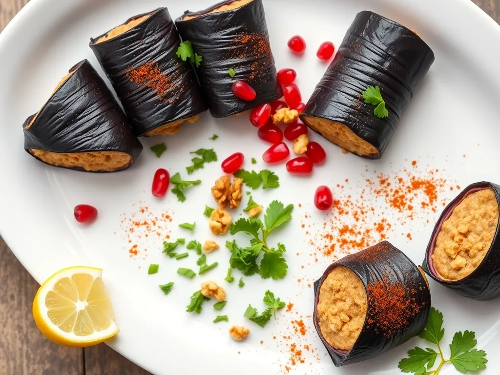 Przepis na bakłażany faszerowane po gruzińsku